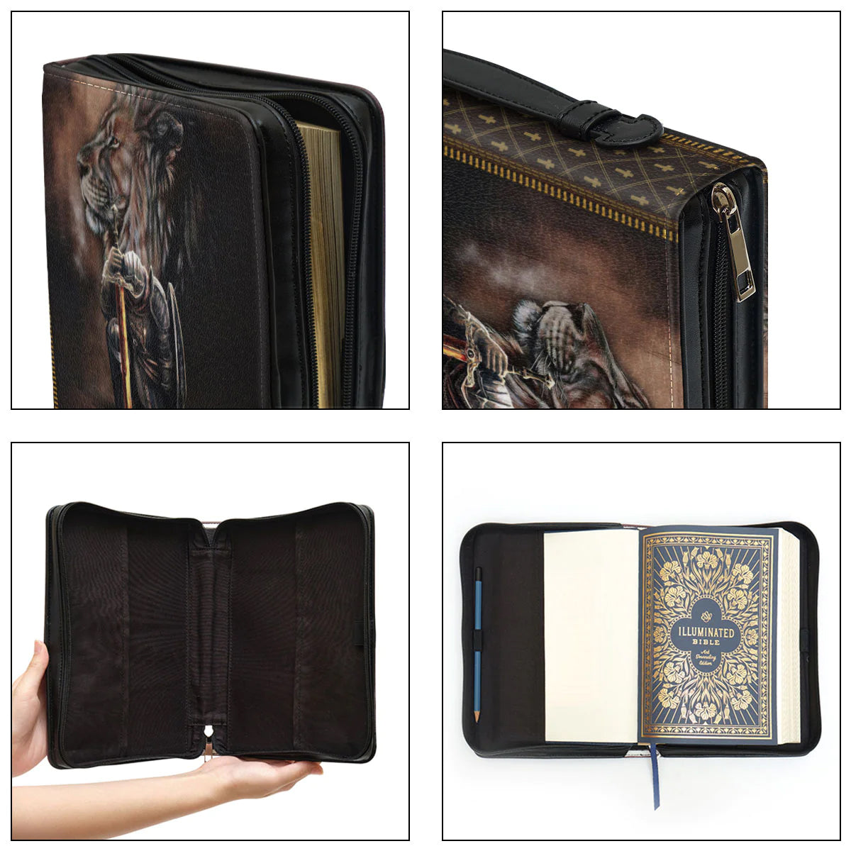 Personalized Son of God Lion Bible Cover