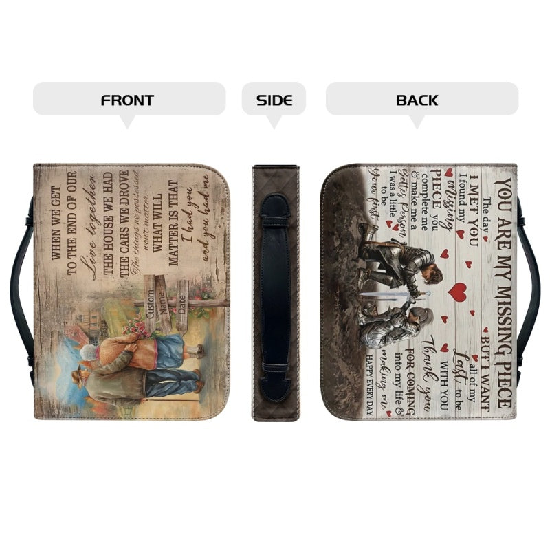 Personalized Couple Warrior Bible Cover