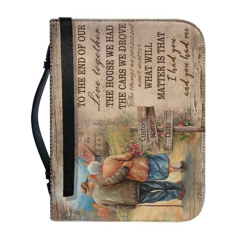 Personalized Couple Warrior Bible Cover