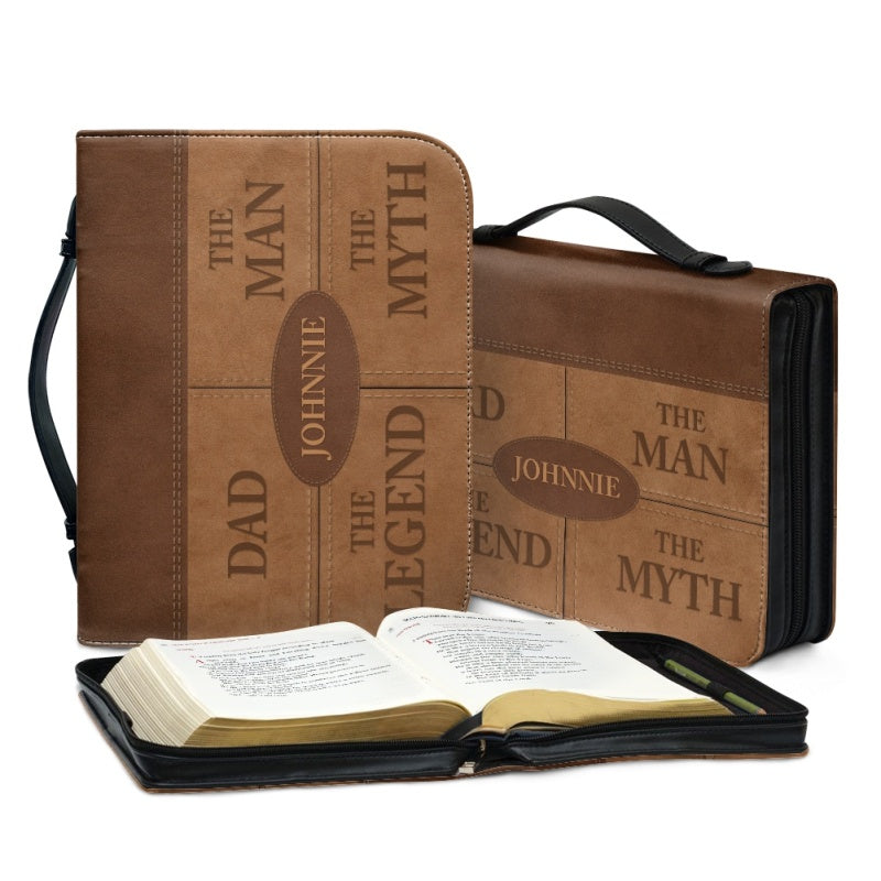 Personalized Dad Bible Cover - The Legend Tribute