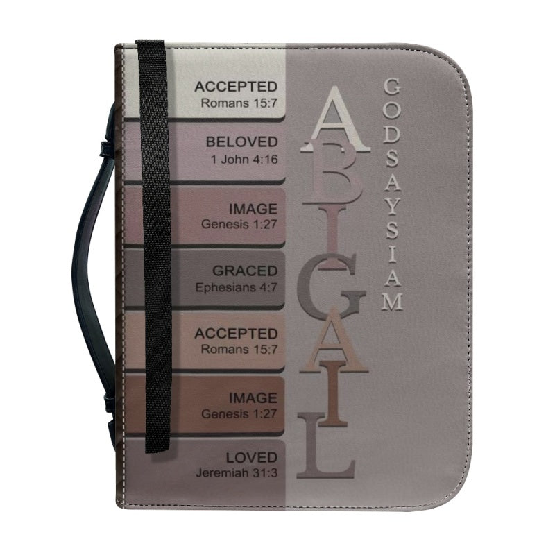 Personalized Acrostic Name Verse Bible Cover