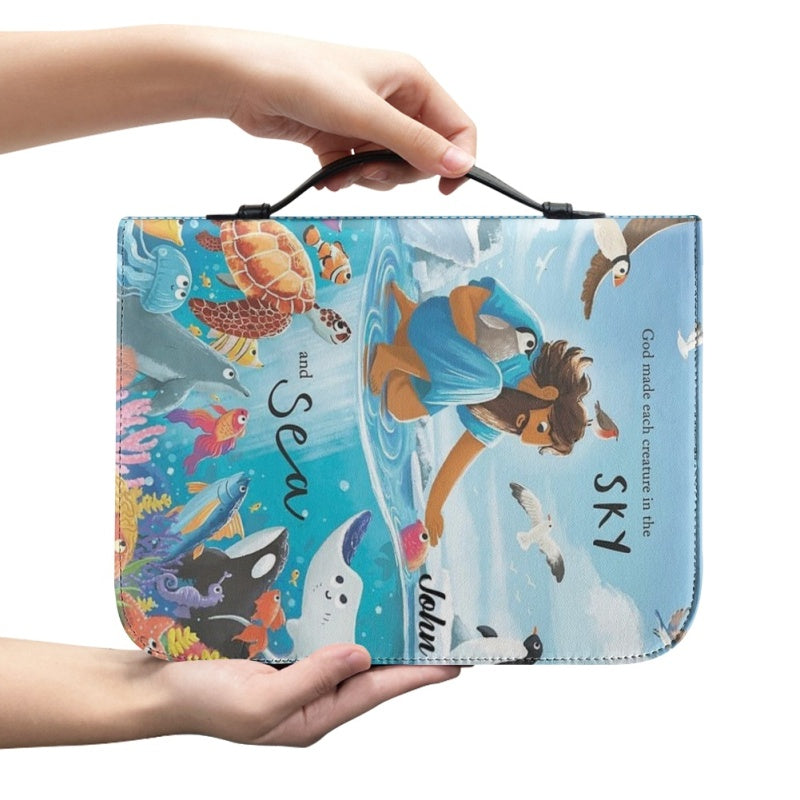 God Made Each Creature Personalized Bible Cover
