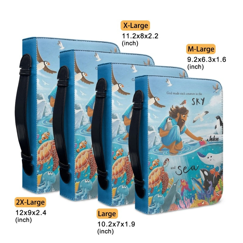 God Made Each Creature Personalized Bible Cover