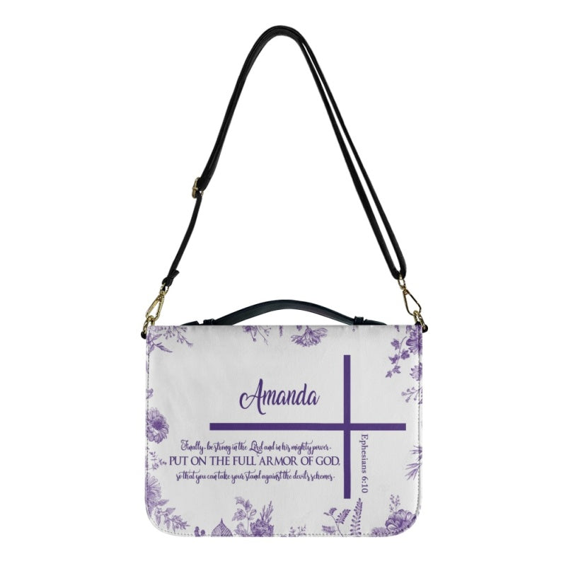 Strength in Christ Personalized Bible Cover