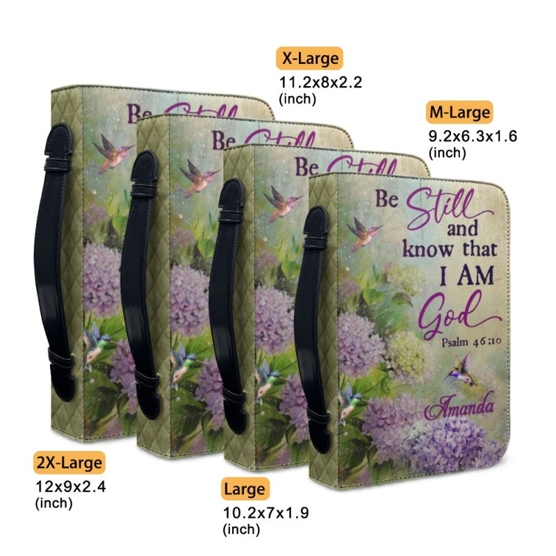 Personalized Psalm 46:10 Be Still Bible Cover