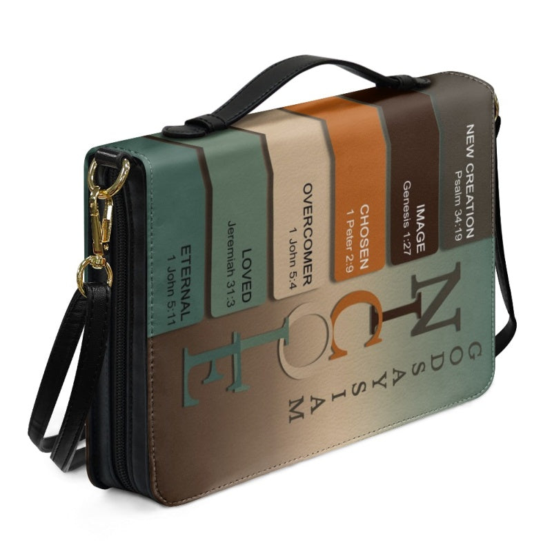 Earth Tone Personalized Name Bible Cover