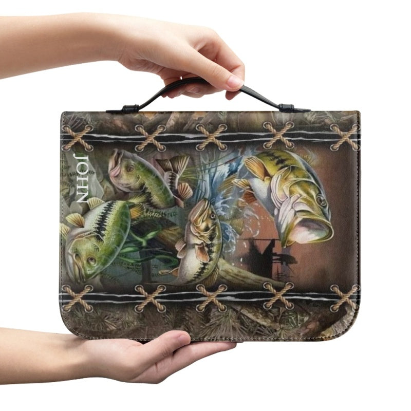 Personalized Fishing Bible Cover Case
