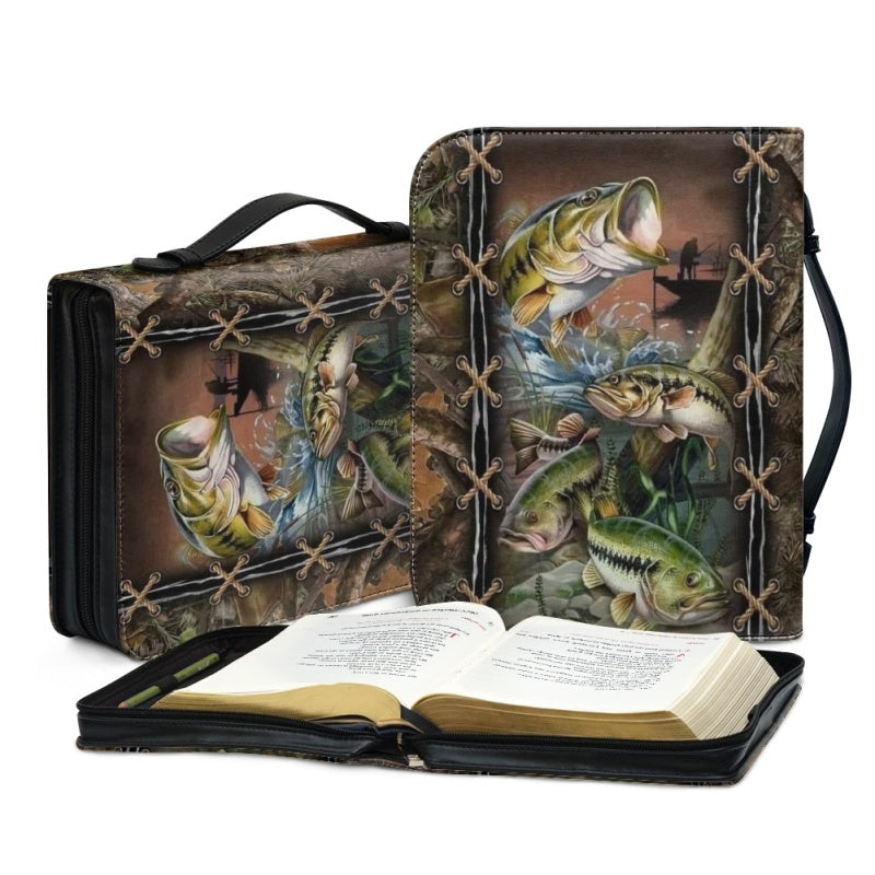 Personalized Fishing Bible Cover Case