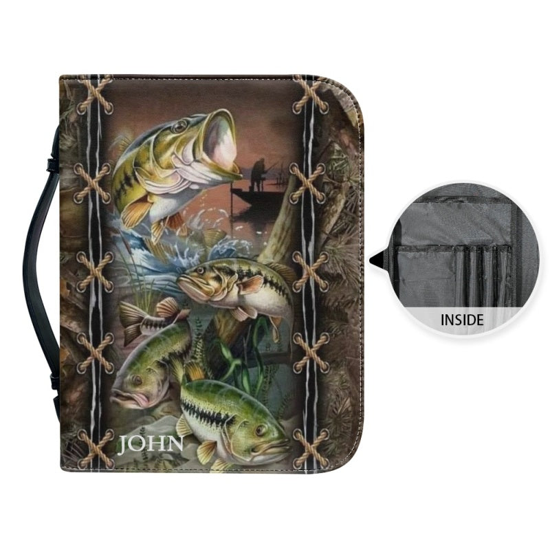 Personalized Fishing Bible Cover Case