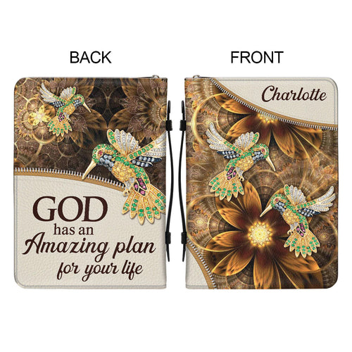God Has An Amazing Plan Personalized Bible Cover