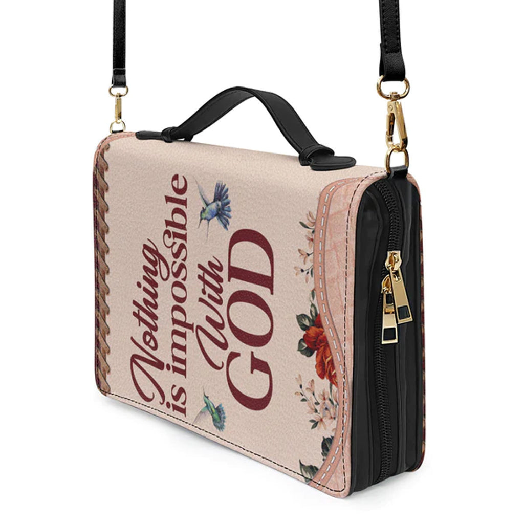 Personalized Nothing Is Impossible Bible Cover