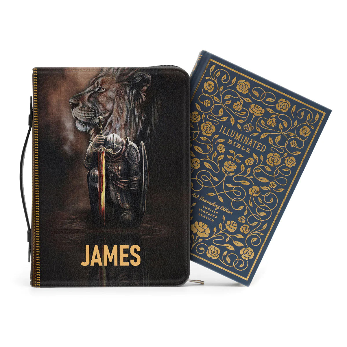 Personalized Son of God Lion Bible Cover
