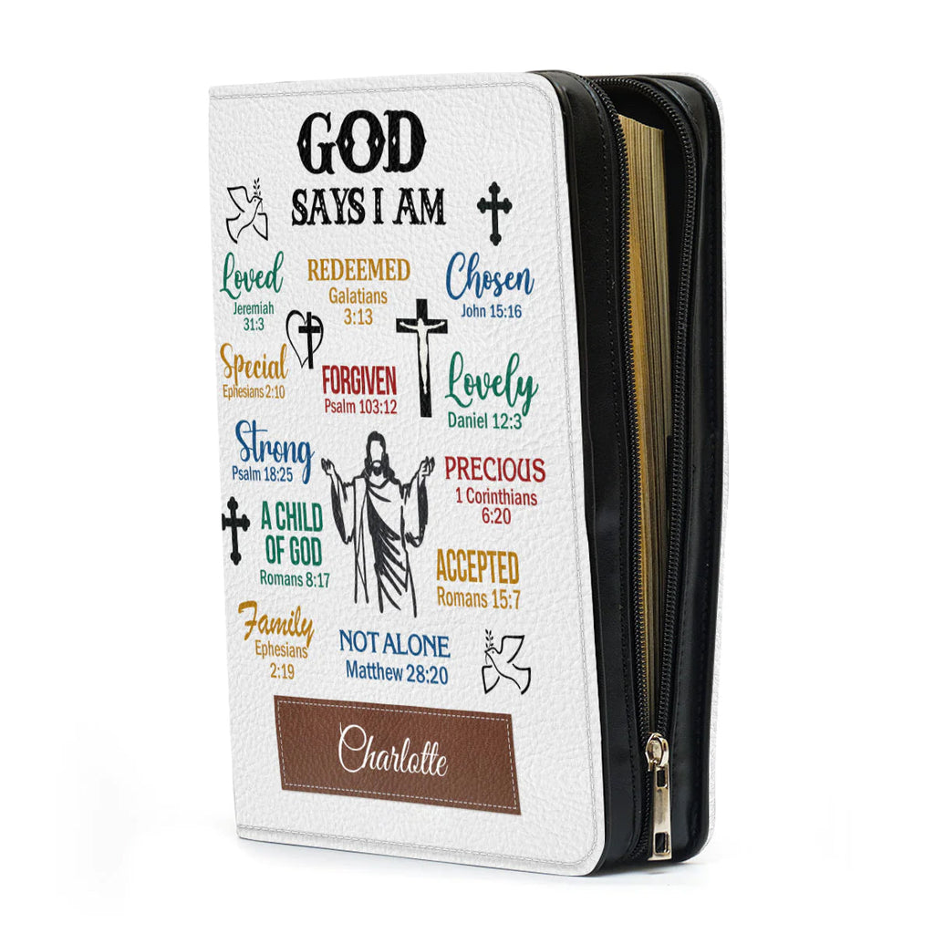What God Says About You Personalized Bible Cover
