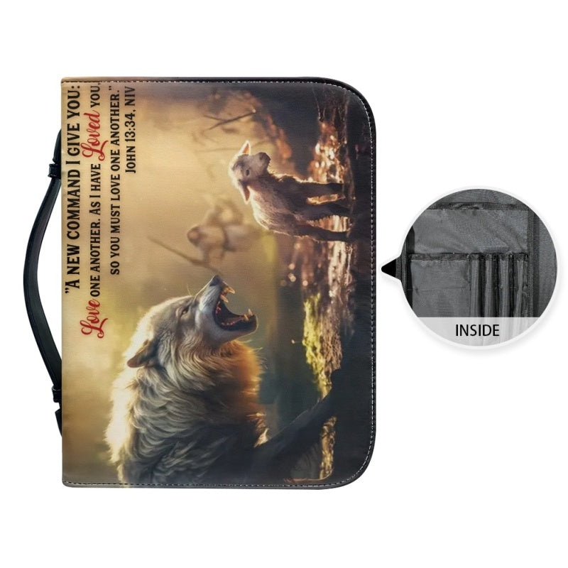 Personalized Jesus Saves Sheep Bible Cover