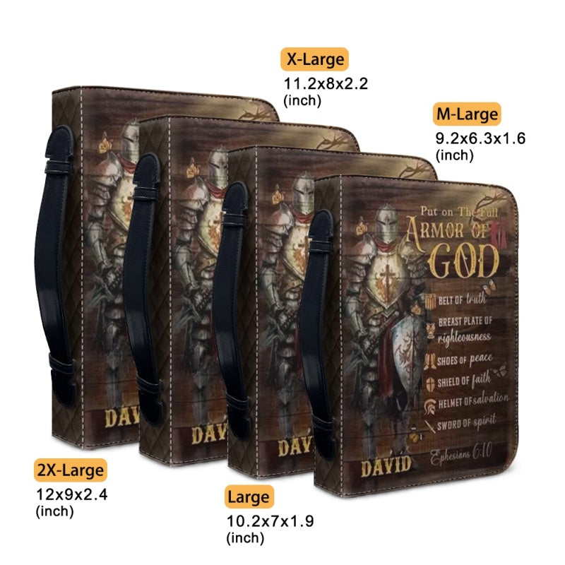 Personalized Armor of God Bible Cover