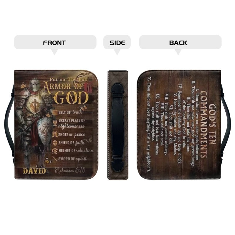 Personalized Armor of God Bible Cover