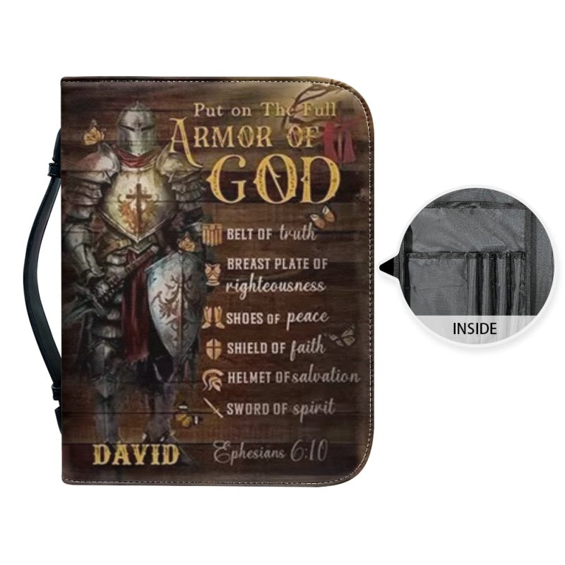 Personalized Armor of God Bible Cover