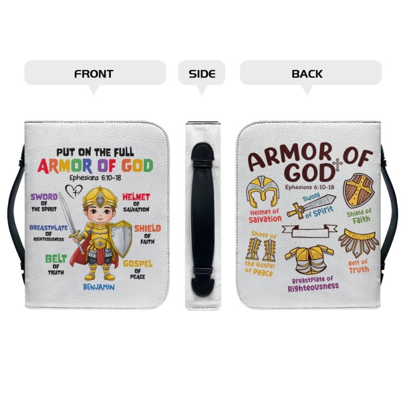 Personalized Armor of God Bible Cover
