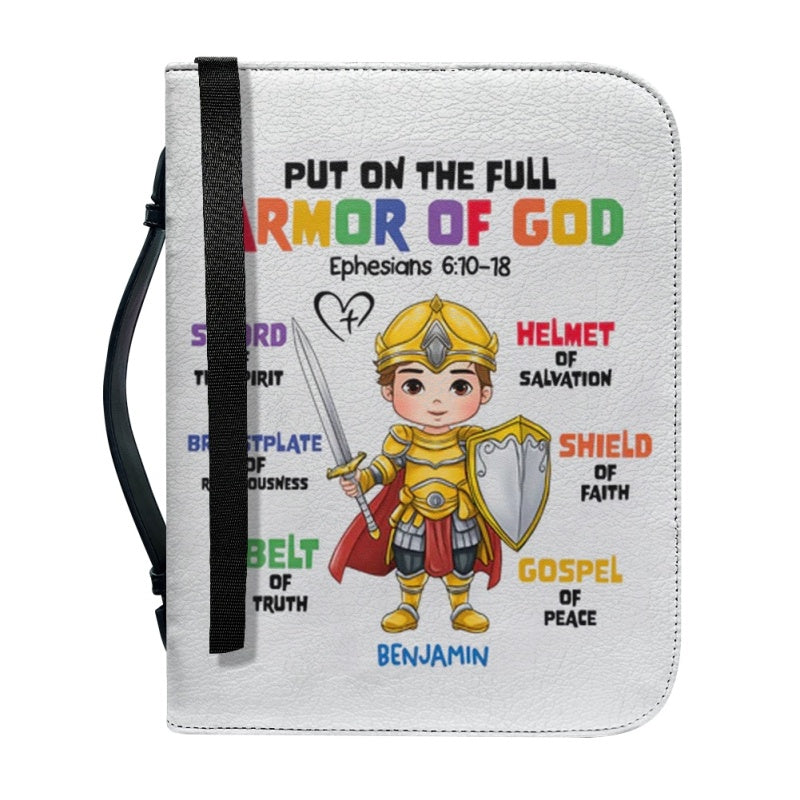 Personalized Armor of God Bible Cover