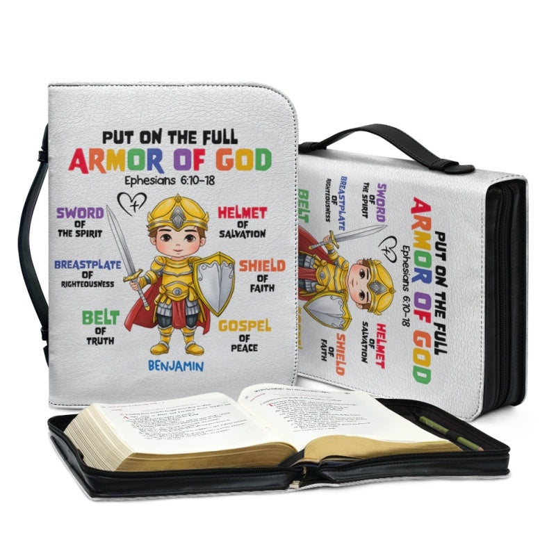 Personalized Armor of God Bible Cover