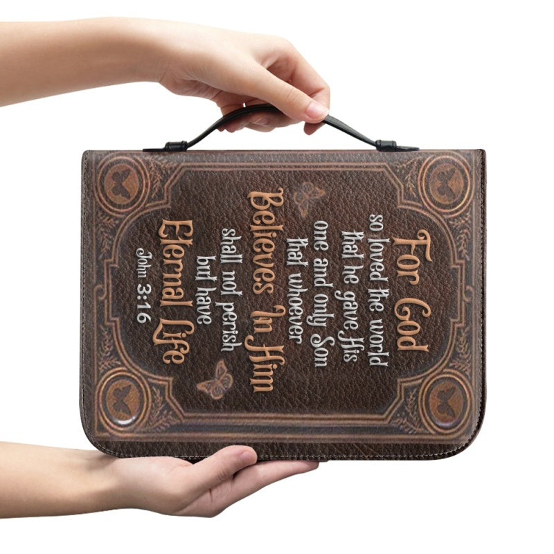 Personalized John 3:16 Butterfly Bible Cover