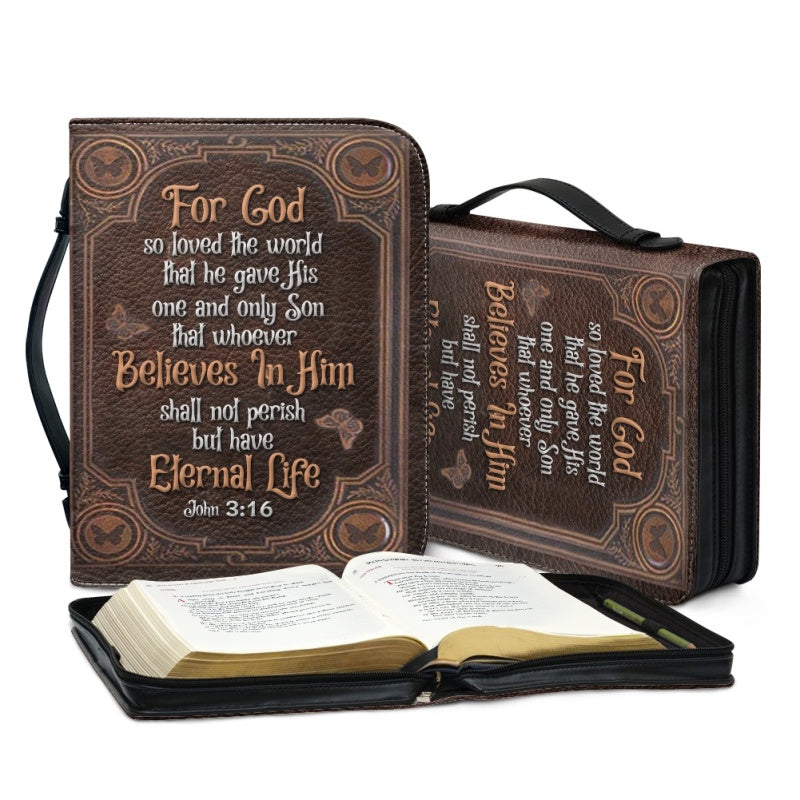 Personalized John 3:16 Butterfly Bible Cover