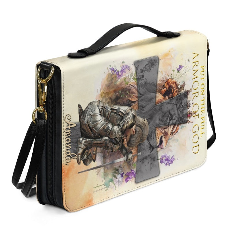 Custom Armor of God Personalized Bible Cover
