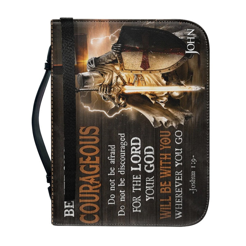 Be Strong and Courageous Personalized Bible Cover