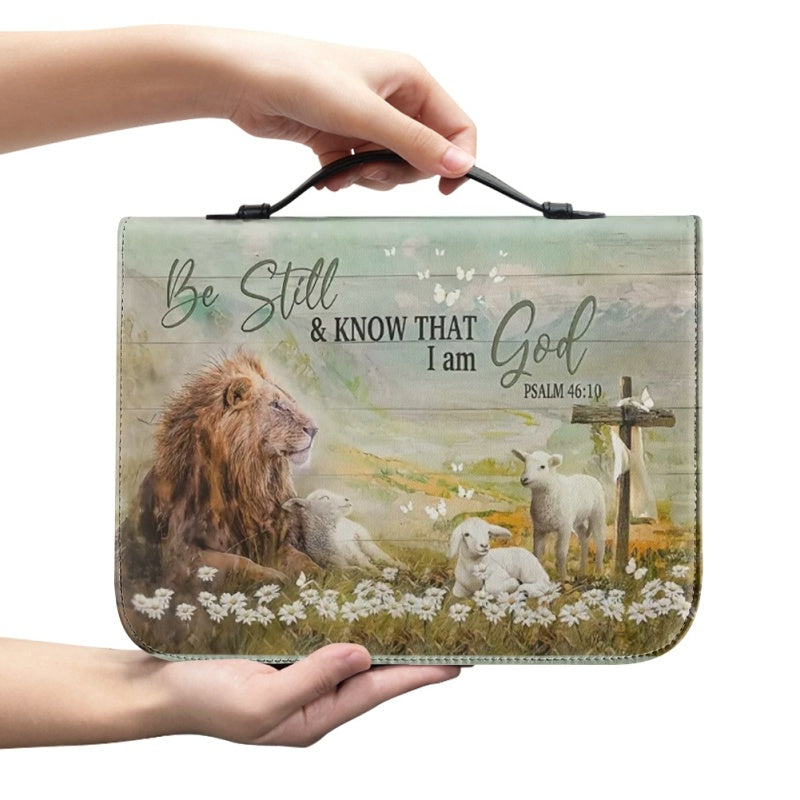 Personalized Be Still Psalm 46:10 Bible Cover