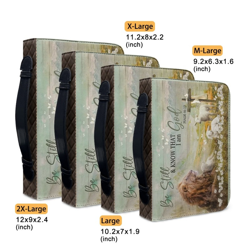 Personalized Be Still Psalm 46:10 Bible Cover