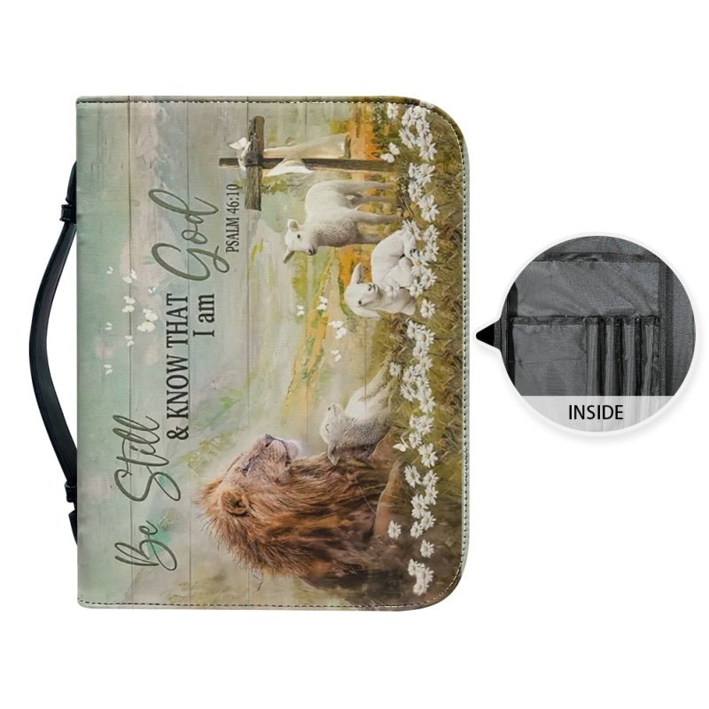 Personalized Be Still Psalm 46:10 Bible Cover