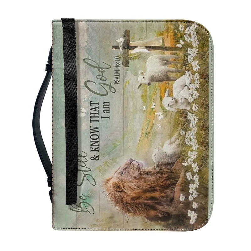 Personalized Be Still Psalm 46:10 Bible Cover