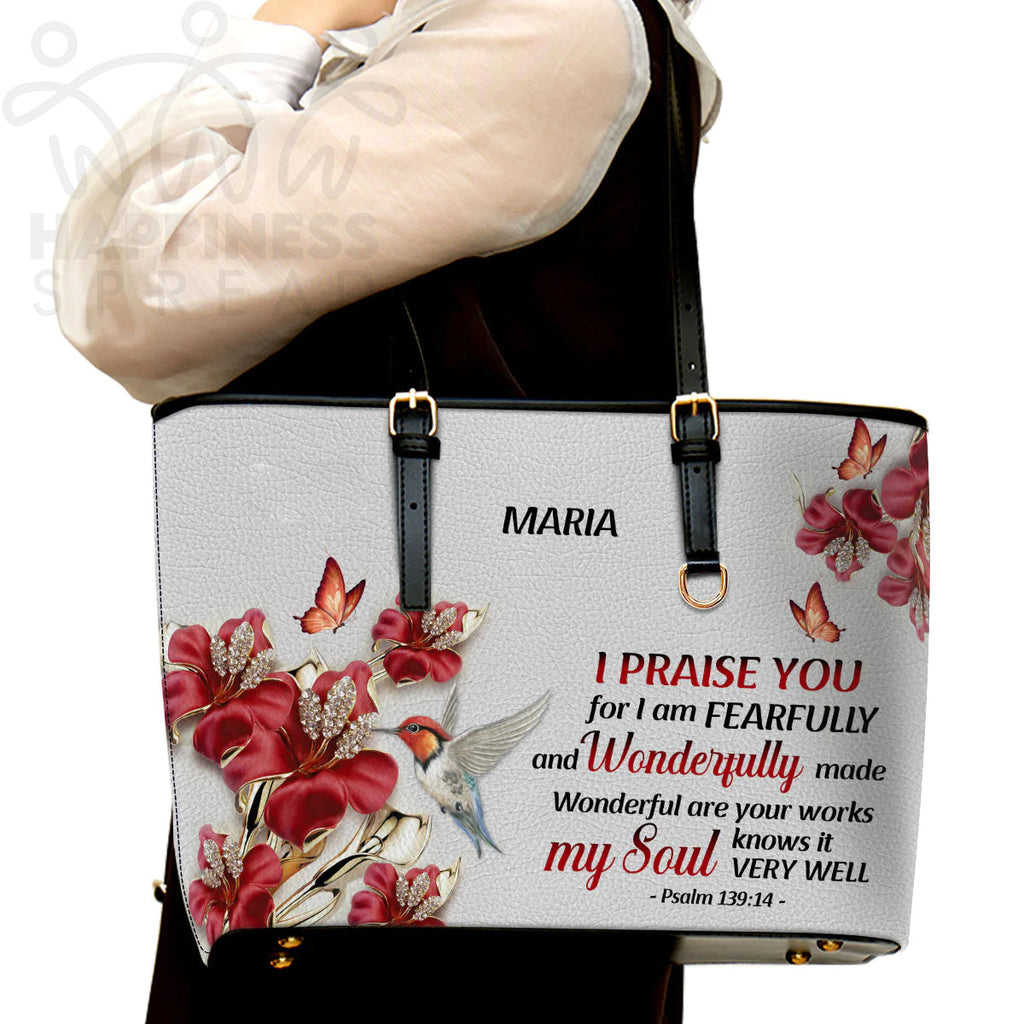 Wonderful Are Your Works Personalized Tote Bag
