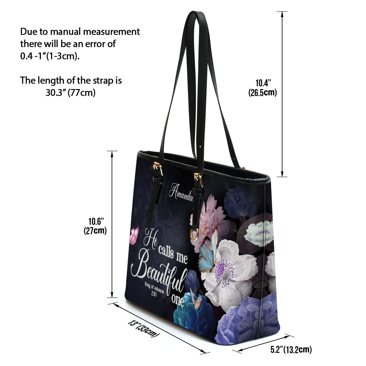 Personalized He Calls Me Beautiful One Tote Bag