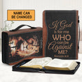 Personalized Lion & Jesus Bible Cover