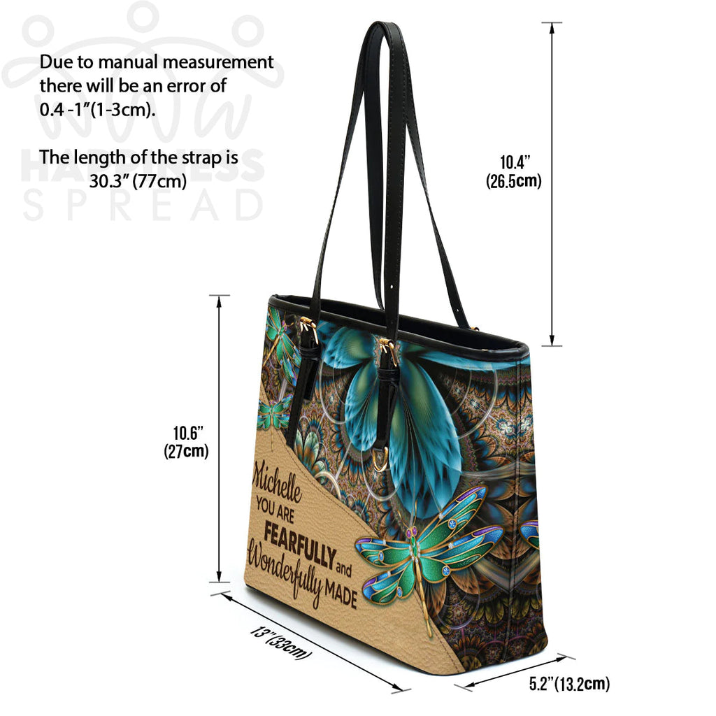 Personalized Fearfully & Wonderfully Made Tote Bag
