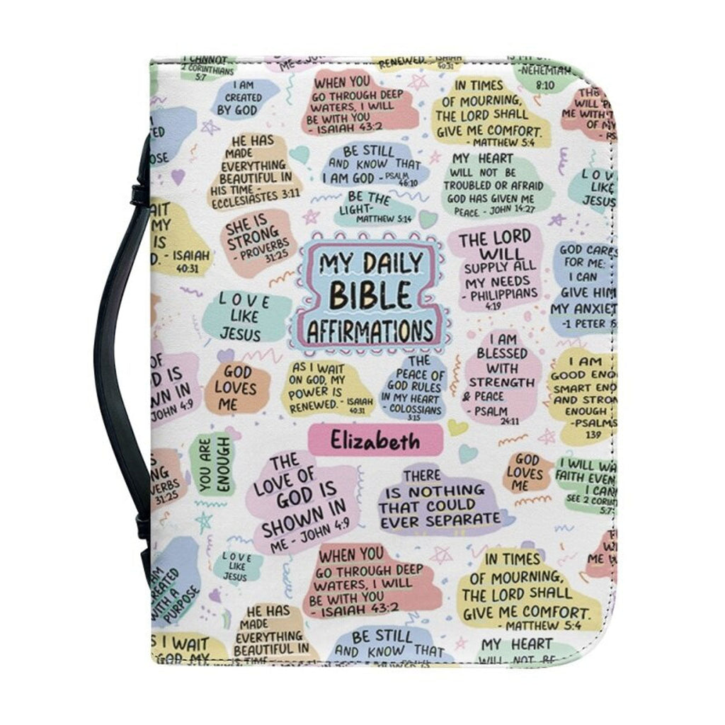 Personalized Daily Affirmation Bible Cover