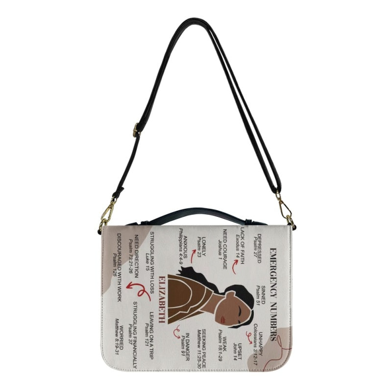 Personalized Emergency Numbers Bible Cover