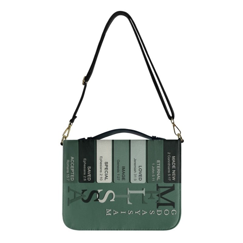 Personalized Green Name Meaning Bible Cover