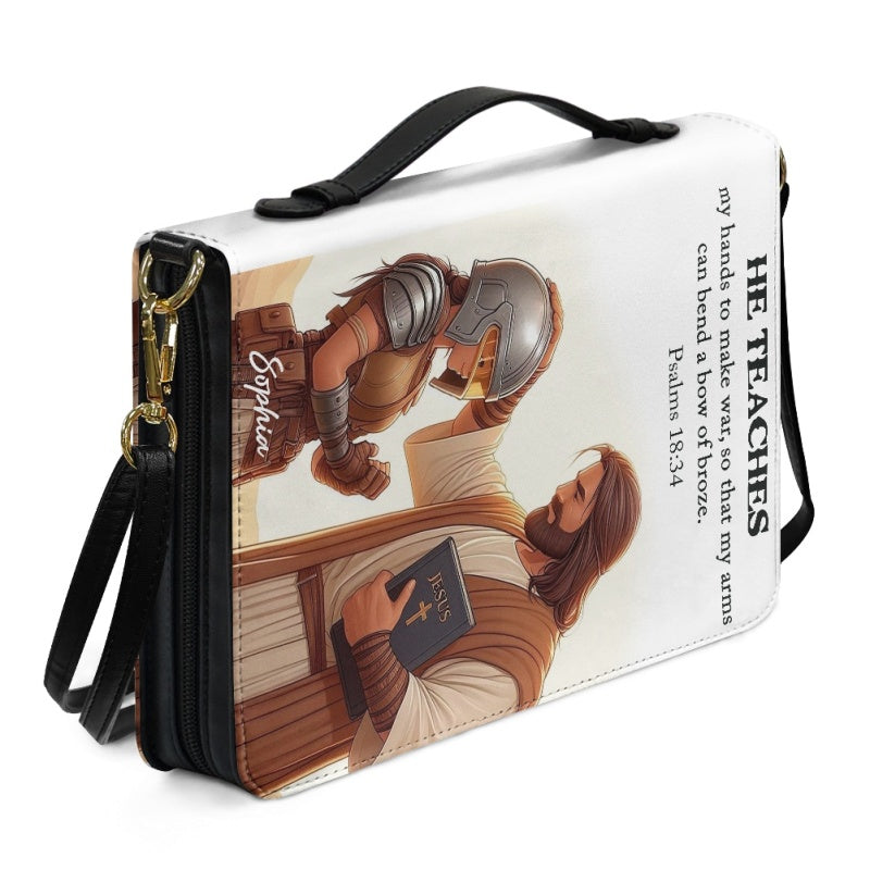 He Teaches Ephesians Personalized Bible Cover