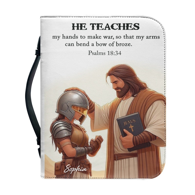 He Teaches Ephesians Personalized Bible Cover