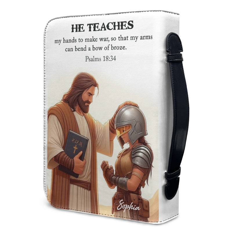 He Teaches Ephesians Personalized Bible Cover