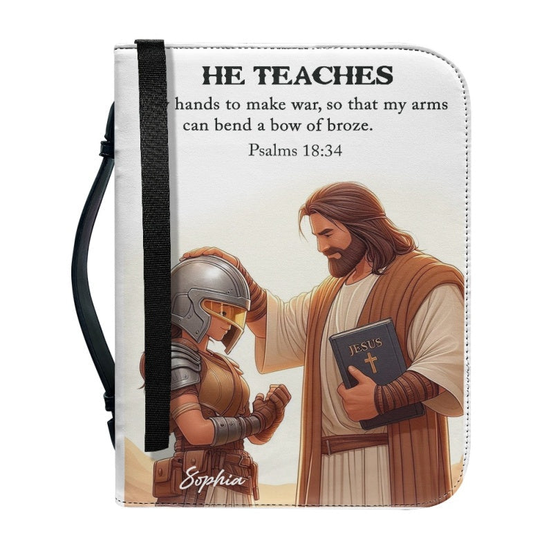 He Teaches Ephesians Personalized Bible Cover