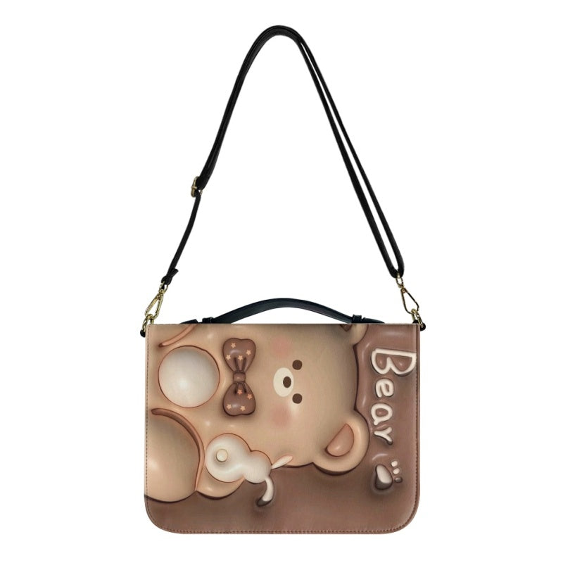 Cute 3D Bear Personalized Bible Cover