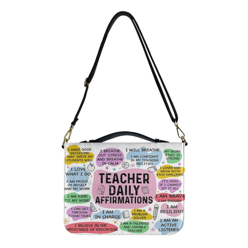 Personalized Teacher Affirmations Bible Cover
