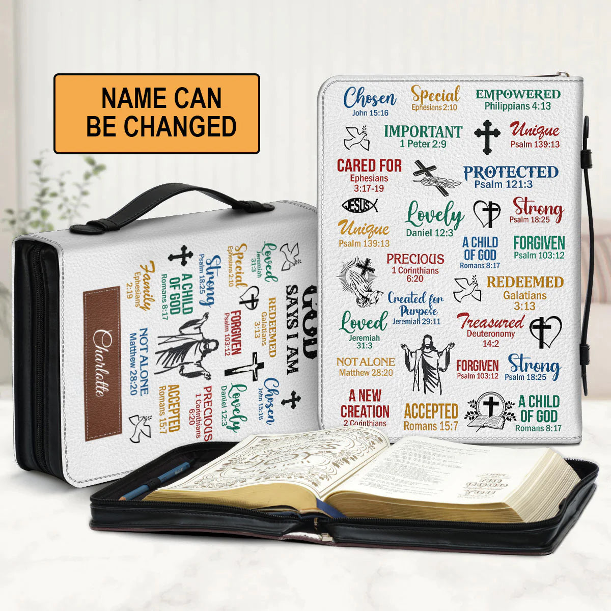 What God Says About You Personalized Bible Cover