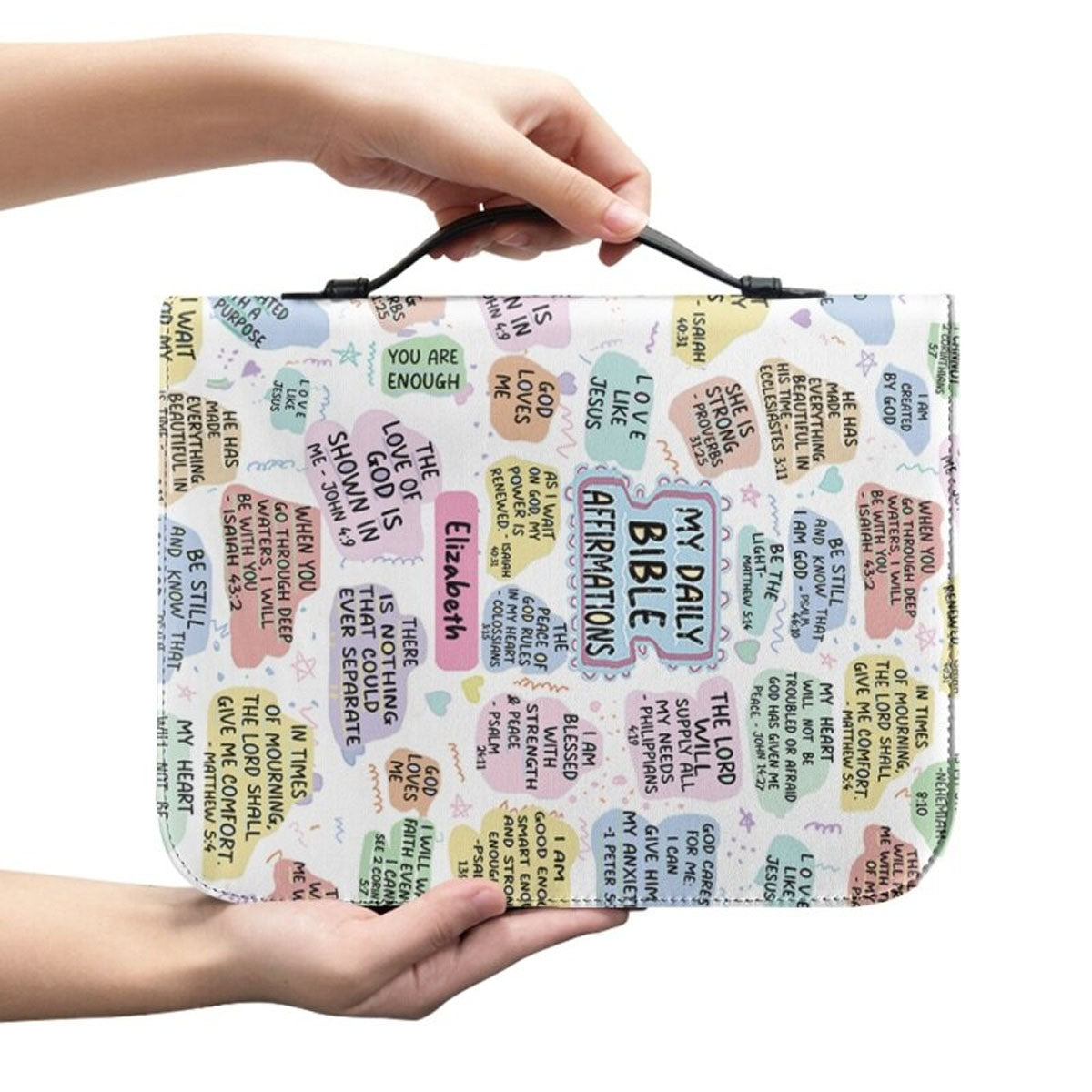 Personalized Daily Affirmation Bible Cover