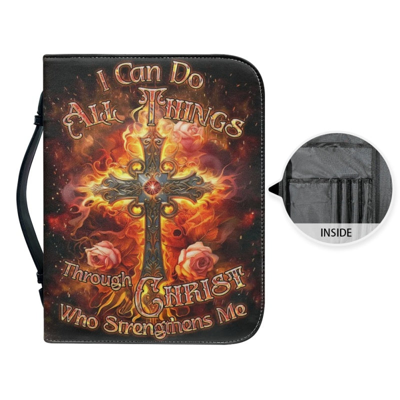 Personalized I Can Do All Things Bible Cover