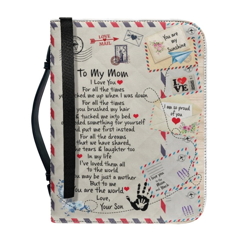 Personalized To My Mom I Love You Bible Cover