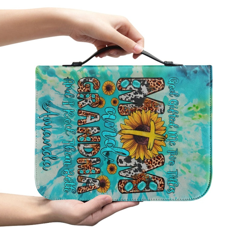 Mom & Grandma Rock Them Both Personalized Bible Cover